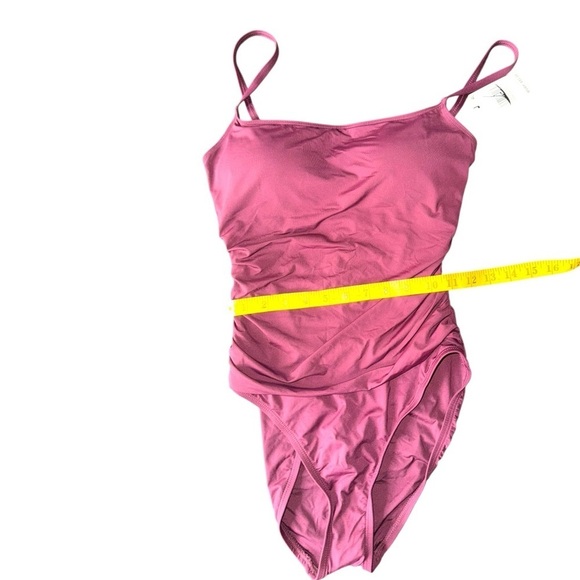 New ▶️ La Blanca ◀️ Dark Cherry Swimming Suit Island Goddess One Piece - Picture 7 of 14